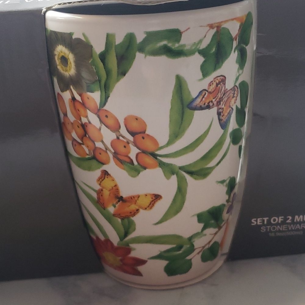 Springtime Stoneware Mugs - Picture 6 of 6